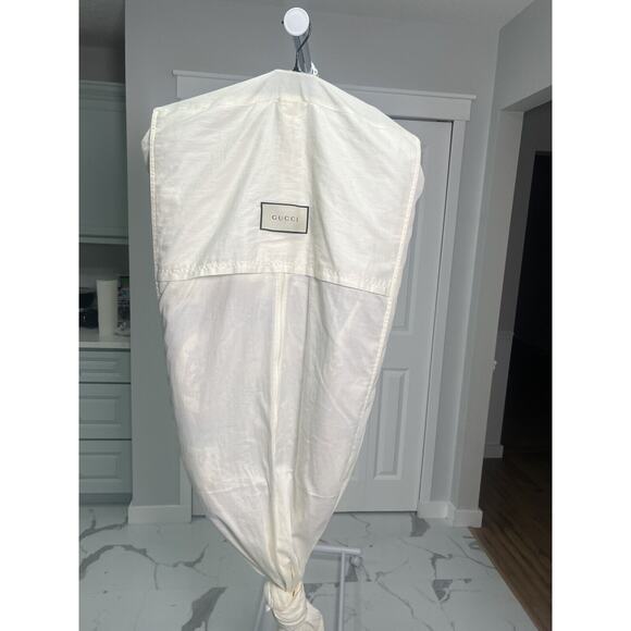 Gucci Mens BLOUSONMERMAID CIRCLE BOMBER ON TWILLGREEN/IVORY PRNT/MIX New - Picture 13 of 13